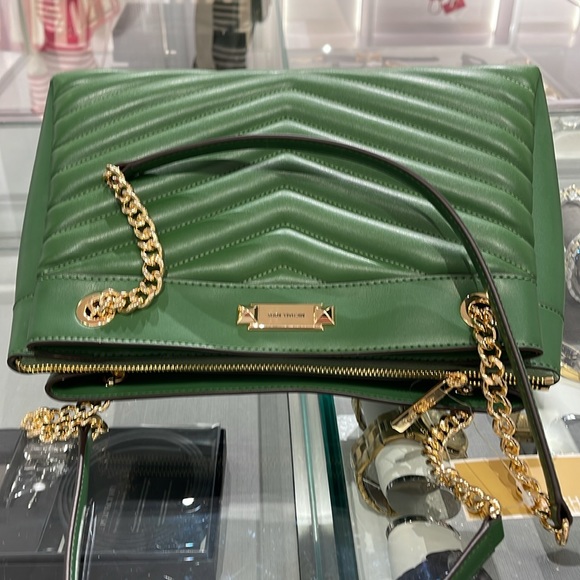 Michael Kors Whitney Women Ladies Medium Tote Shoulder Handbag Bag Purse Green - Picture 6 of 16